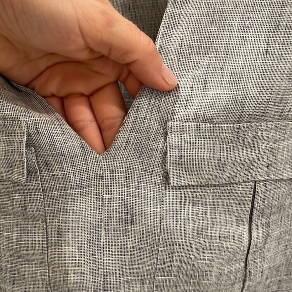 Joie XXS Rathana C Linen dress - gray - Picture 8 of 16